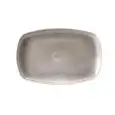 Piatto Rettangolare Grigio - MEDRI Linea MATIZ - Dimensioni cm 30.5x20 - Imballo confezione da n. 6 Unità