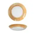 Piatto Pasta Ocra - MEDRI Linea MATIZ - Diametro 27 cm - Imballo confezione da n. 6 Unità