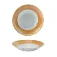 Pasta Bowl Ocra - MEDRI Linea MATIZ - Diametro 27 cm - Imballo confezione da n. 6 Unità