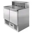 Saladette e banco pizza refrigerato in acciaio inox Atosa ESL3831GR