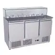 Saladette e banco pizza refrigerato in acciaio inox Atosa ESL3864GR