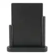 Lavagna Da Tavolo Nero - SECURIT Linea ELEGANT - Codice ELE-BL-ME - Dimensioni cm 23.3x20 - Altezza cm 6 - Imballo confezione da n. 1 Unità