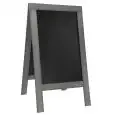 Lavagna Sandwich Grigio - SECURIT Linea NATURE - Codice SBS-NG-135 - Dimensioni cm 131x72 - Altezza cm 72 - Imballo confezione da n. 1 Unità