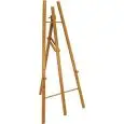 Cavalletto Naturale - SECURIT Linea EASEL - Codice EZL-TE-165 - Dimensioni cm 165x74 - Altezza cm 82 - Imballo confezione da n. 1 Unità