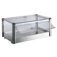 VETRINA ESPOSITIVA NEUTRA - MOD. LC62O - N. 1 RIPIANO ESPOSITIVO - FIANCHI E FRONTALE IN VETRO TEMPERATO - ANTINE IN POLICARBONATO - DIM. Cm L 57 x P 37 x h 24 - NORMA CE