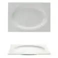 Piatto Fondo Rettangolare  - MEDRI Linea GOURMET BONE CHINA - Codice FA0047 - Dimensioni cm 30x21 - Imballo confezione da n. 3 Unità