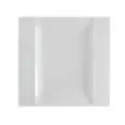Piatto Quadro Ala - MEDRI Linea GOURMET BONE CHINA - Codice FG0004 - Dimensioni cm 21x21 - Imballo confezione da n. 4 Unità