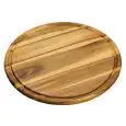 Tagliere Tondo in Acacia - KESPER - Codice 28442 - Diametro 25 cm - Altezza cm 15 - Imballo confezione da n. 1 Unità