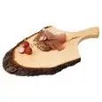 Tagliere Corteccia Con Manico in Ontano - KESPER - Codice 61205 - Dimensioni cm 35x18 - Altezza cm 2 - Imballo confezione da n. 1 Unità