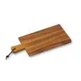 Tagliere Rettangolare Con Manico  in Acacia - KESPER - Codice 28190 - Dimensioni cm 29x14 - Imballo confezione da n. 1 Unità