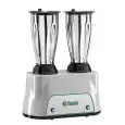 FRULLATORE - Mod. FRI2150 - N. 2 Bicchieri INOX Lt 1,5 + Lt1,5 - Potenza 350 + 350 W - 230V/1/50-60Hz - Norma CE