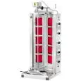 GYROS MACCHINA CUOCI KEBAB ELETTRICA - Mod. GYR 100 - STRUTTURA IN ACCIAIO INOX - CAPACITA' CARNE Kg 50-85 -Potenza 7 kW - TRIFASE - Norma CE