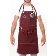 Grembiule Bartender Bordeaux in Cotone Cerato - MEDRI - Codice PCW0150 - Imballo confezione da n. 1 Unità