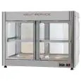 VETRINA TERMICA - MOD. TCR 2 - Apertura porte da entrambi i lati - Piano intermedio per esposizione prodotti - Potenza 1870 W - Voltaggio 230 V - Dimensioni: cm L 115,4 x P 71,3 x 88,1 h - Norma CE