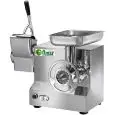 Abbinato Tritacarne e Grattugia 22/AT - Gruppo macinazione inox estraibile - Monofase - Produzione oraria Tritacarne: Kg/h 150-250 - Produzione oraria Grattugia: Kg/h 40 - Norma CE