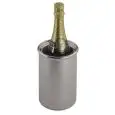 Portabottiglia Glacette  in Inox - ILSA - Codice 1187 - Diametro 12,5 cm - Altezza cm 19 - Imballo confezione da n. 1 Unità