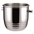 Secchiello Portabottiglia in Inox - ILSA - Codice 188 - Diametro 22 cm - Altezza cm 20 - Imballo confezione da n. 1 Unità
