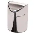 Pattumiera Da Tavolo in Inox - ILSA - Codice 1124 - Diametro 12 cm - Dimensioni cm 16 - Imballo confezione da n. 1 Unità