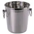 Secchiello Portabottiglia  in Inox - ILSA - Codice 191 - Diametro 20 cm - Altezza cm 21 - Imballo confezione da n. 1 Unità