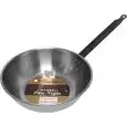 Paellera Alta 1 Manico in Ferro Spazzolato - GARCIMA Linea PATA NEGRA - Codice G880 - Diametro 28 cm - Imballo confezione da n. 1 Unità