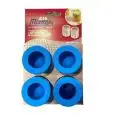 Stampo Silicone 4 Bicchieri Ghiaccio  in Silicone - ILSA - Codice 4543 - Capacità 4 cl  - Imballo confezione da n. 1 Unità