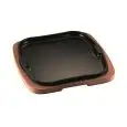 Piatto Servire Smaltato Quadro in Ghisa - ILSA - Codice 485.025 - Dimensioni cm 25x25 - Imballo confezione da n. 1 Unità