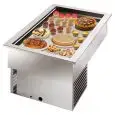 VASCA ESPOSITIVA DA INCASSO REFRIGERATA - MOD. ARMONIA 64  - PER PASTICCERIA - Temp. °C +4/+10 - ALIMENTAZIONE MONOFASE V 230/1/50 Hz - REFRIGERAZIONE VENTILATA - Gas refrigerante R290 - SBRINAMENTO AUTOMATICO A PAUSA