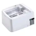 ESPOSITORE DA BANCO REFRIGERATO - MOD. PICCOLO - CAPACITA' LT. 28 - REFRIGERAZIONE STATICA - TEMPERATURA 0°/-18° - Dim. Cm. L 50,5 x P 68 x h 40 - Norma CE