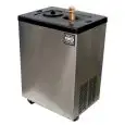 Refrigeratore di bottiglie su mobiletto con ruote FAST CHILLER - Mod. FS2X - Capacità 2 bottiglie - Ideale per raffredare vini e altre bevande in pochi minuti - Raffreddato a gas - Consumo W 200 - Alimentazione monofase - Dim. cm L 50 x P 37 x 72 h - 45 K