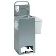 LAVAMANI AUTONOMO - MOD. 806519 - SENZA COLLEGARE ACQUA E SCARICO - SOLO ACQUA CALDA - CAPACITA' N. 2 TANICHE DA Lt 13 - DIMENSIONI cm L 41,7 x P 34,5 x 120 h