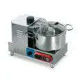 CUTTER INOX - MOD. PERUGIA 4 VV - VARIATORE DI VELOCITA' - Capacità vasca Lt 3,3 - Capienza utile vasca Lt 1,5 - Potenza Watt/Hp 0,5/350 - MONOFASE - Norma CE