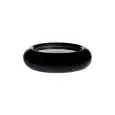 Piatto Cuscino Nero - MEDRI Linea CLOUD - Diametro 14 cm - Altezza 5 - Imballo confezione da n. 2 Unità