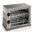 TOSTIERA - MOD. GENOVA 6 - N. 2 LIVELLI - RESISTENZE AL QUARZO - CAPACITA' TOST N. 12 - ALIMENTAZIONE V 230/50Hz MONOFASE - POTENZA W 3000 - DIM. Cm L 47,5 X P 26,5 X h 36,5 - NORMA CE
