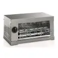 TOSTIERA - MOD. GENOVA 3  - N. 1 LIVELLO - RESISTENZE AL QUARZO - CAPACITA' TOST N. 6 - ALIMENTAZIONE V 230/50Hz MONOFASE - POTENZA W 2400 - DIM. Cm L 47,5 X P 26,5 X h 24 - NORMA CE