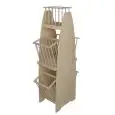 ESPOSITORE PORTA BAGUETTE - Mod. LIBRA - CON 5 CESTE - DIMENSIONI cm L 39 x P 50 x 136h