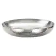 Coppa Double Wall Martellata in Acciaio - MEDRI Linea PORTOFINO - Codice 2272L - Diametro 44,5 cm - Altezza 6 - Imballo confezione da n. 1 Unità