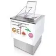 BANCO POZZETTO PER GELATO SENZA RISERVA - MOD. FAST 4 - VENTILATO - ALIMENTAZIONE V 230/50Hz MONOFASE - N. 4 POZZETTI - CON UNITA' CONDENSATRICE INCORPORATA - DIM. Cm L 80 x P 70 x h 100,2
