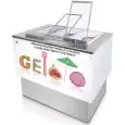 BANCO POZZETTO PER GELATO SENZA RISERVA - MOD. FAST 6 - VENTILATO - ALIMENTAZIONE V 230/50Hz MONOFASE - N. 6 POZZETTI - CON UNITA' CONDENSATRICE INCORPORATA - DIM. Cm L 110 x P 70 x h 100,2