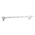 Gancere Mod. A PARETE - In lega di alluminio anodizzato - Ideali per arredare macellerie e retrobanchi di negozi alimentari - Profilo ovale 50x20 mm
