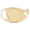 VASSOIO MINI CATERING - MOD. 101004 - COLLEZIONE DESIGNER - IN POLIPROPILENE - CONFEZIONE DA 50 PZ - DIM. cm L 31 X P 17 - NORMA CE