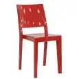 SEDIA - MOD. PC492 - STRUTTURA IN POLICARBONATO - ALTEZZA SEDUTA cm 48 - IMPILABILE FINO A 4 PEZZI - PER USO INTERNO - DIM. cm L 37 x P 38,5 x h 85 - NORMA CE