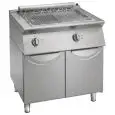 GRIGLIA CONTACT - MOD. GL74GE - COTTURA DIRETTA SU RESISTENZA - N. 1 VANO NEUTRO CON PORTE - TRIFASE - DIMENSIONI Cm L 80 X P 70 X h 90 - Peso Kg 80