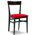 SEDIA - MOD. C25F - STRUTTURA IN LEGNO - SEDUTA IMBOTTITA - ALTEZZA SEDUTA cm 46 - PER USO INTERNO - DIM. cm L 43 x P 50 x h 84 - NORMA CE