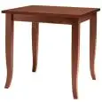 TAVOLO - MOD. G06 - STRUTTURA IN LEGNO - PIANO IN LEGNO - DIM. cm L 80 x P 80 x h 76 - NORMA CE