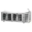 Tavolo refrigerato in acciaio inox Tecnodom UG04MPVLAL