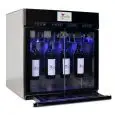 EROGATORE PER DEGUSTAZIONE DI VINO AL CALICE - Plug & Play - Mod. EVO - Modulo da 4 bottiglie - Controllo accessi - Possibilità di aprire un numero illimitato di bottiglie - Sistema doppia temperatura - Nessuna manutenzione - Autonomia 120 bottiglie - Ali