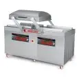 CONFEZIONATRICE SOTTOVUOTO A CAMPANA LINEA GIOVE LINE - Mod XL 80 DOUBLE - N 4 BARRE SALDANTI mm 800