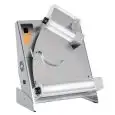 STENDIPIZZA - DILAMINATRICE - 2 COPPIE DI RULLI (rullo superiore inclinato) mod. DSA 310  - Lunghezza Rulli cm 30 - Potenza hp 0,33 - 230 V monofase - Dimensioni L 47,5 x P 37,5 x H 66 cm - Peso Kg. 28 - Norma CE