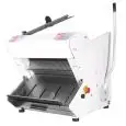 TAGLIERINA MANUALE DA BANCO PER PANE con caricamento inclinato - Larghezza taglio max cm: 42 o 52 - Altezza taglio cm 6/17 -Alimentazione 400V TRIFASE - Potenza Kw 0,75 - NORMA CE