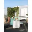 TAVOLO CILINDRO - MOD. BLOK TABLE CILINDRO D00550 - STRUTTURA IN POLIETILENE - DIM. cm Ø 55 x h 55 - NORMA CE